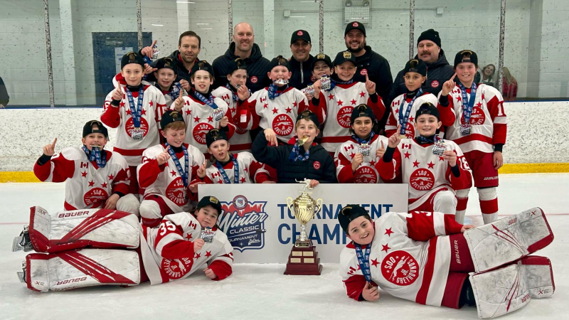 Soo U11AA Greyhounds Win Gold at the 2025 Oakville Winter Classic