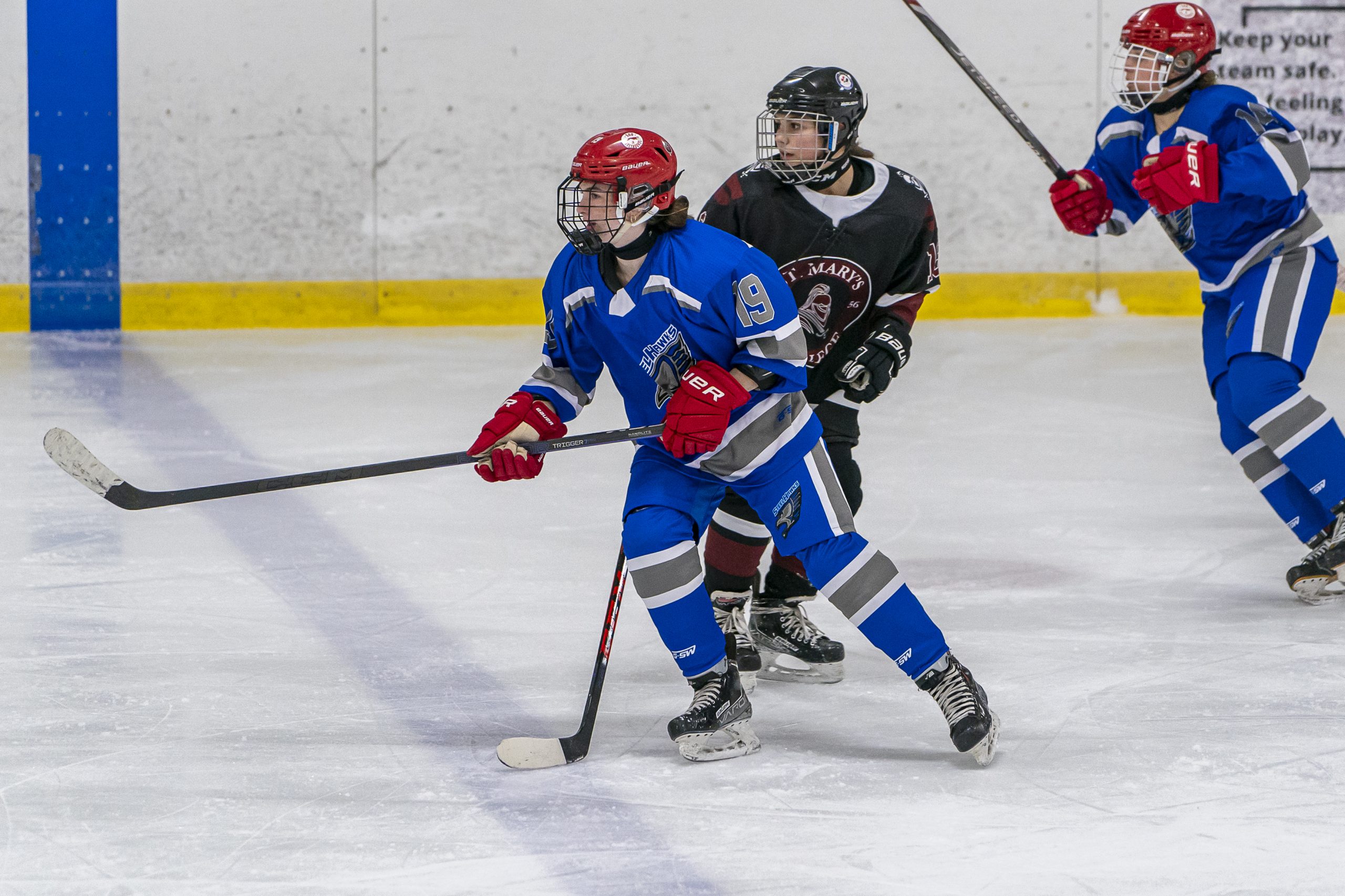 Chilelli’s Hat Trick and Steinburg’s Shutout Helps the Steelhawks Earn Win Over Knights