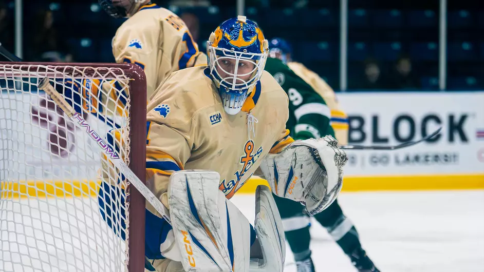 Laker Rorke Applebee Named CCHA Goaltender of the Week for January 13th