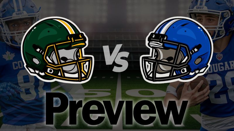 Sault College Cougars to Host Defending National Champion St. Clair Saints in CJFL Showdown