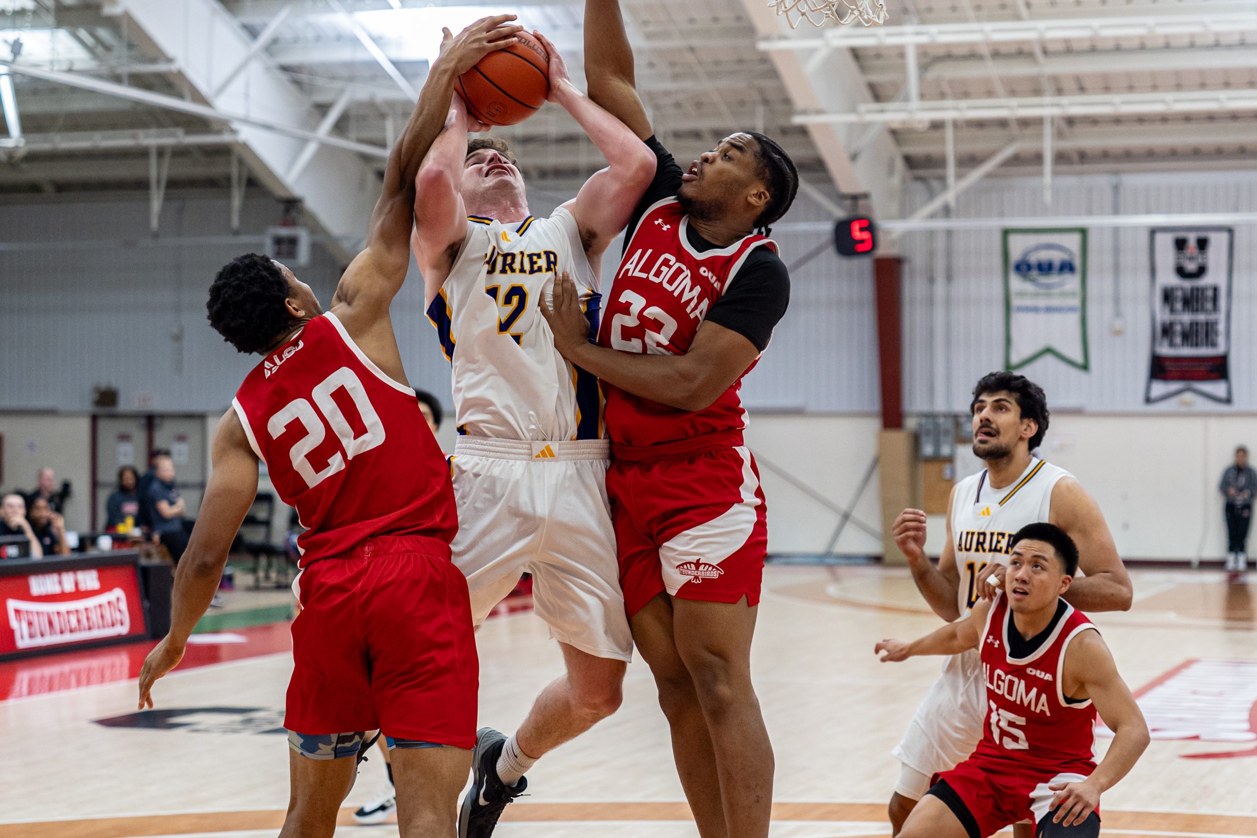 Thunderbirds Open OUA Season with Hard-Fought Weekend Against Laurier at the George Leach Centre