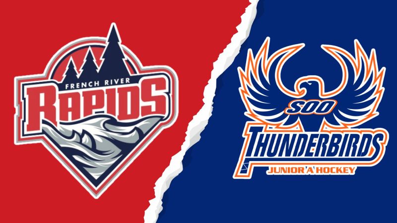 Thunderbirds Hold Off Rapids in Afternoon Long Weekend Contest in Sault Ste Marie