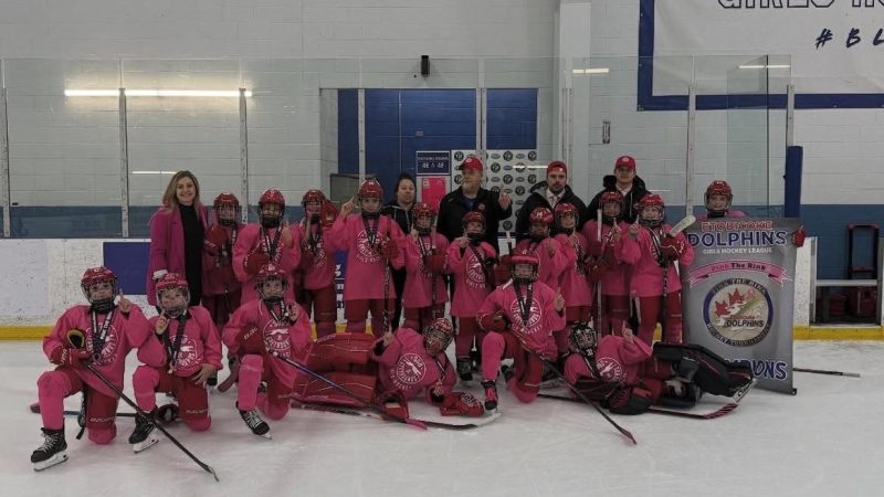 Soo U11 Greyhounds Capture Pink in the Rink Championship in Etobicoke