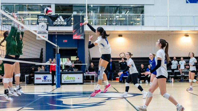 Cougars Drop Weekend Series to Saints in OCAA Women’s Volleyball Action