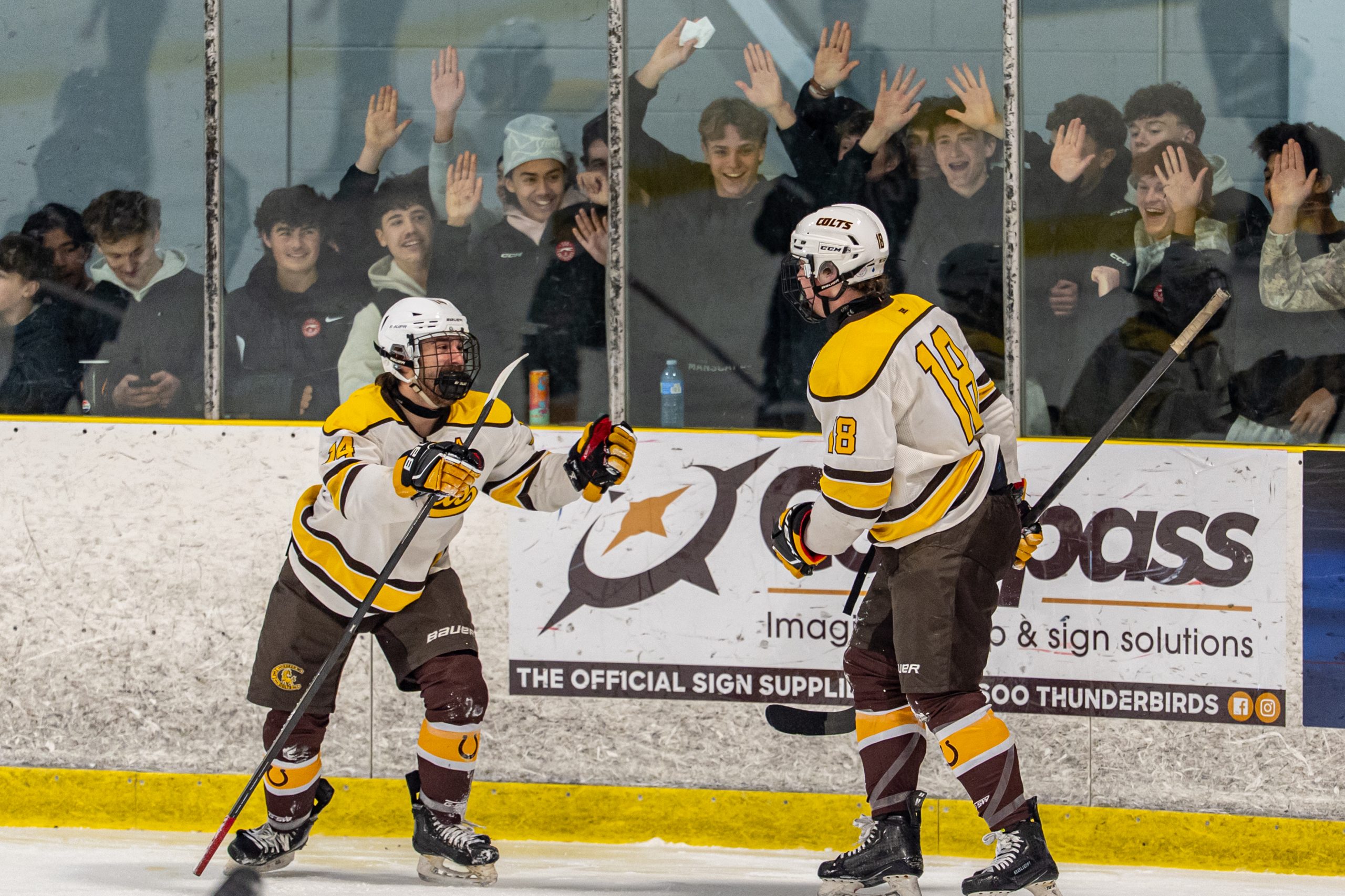 Bodie Belair Leads Colts Past Knights in Front of Packed Student Crowd
