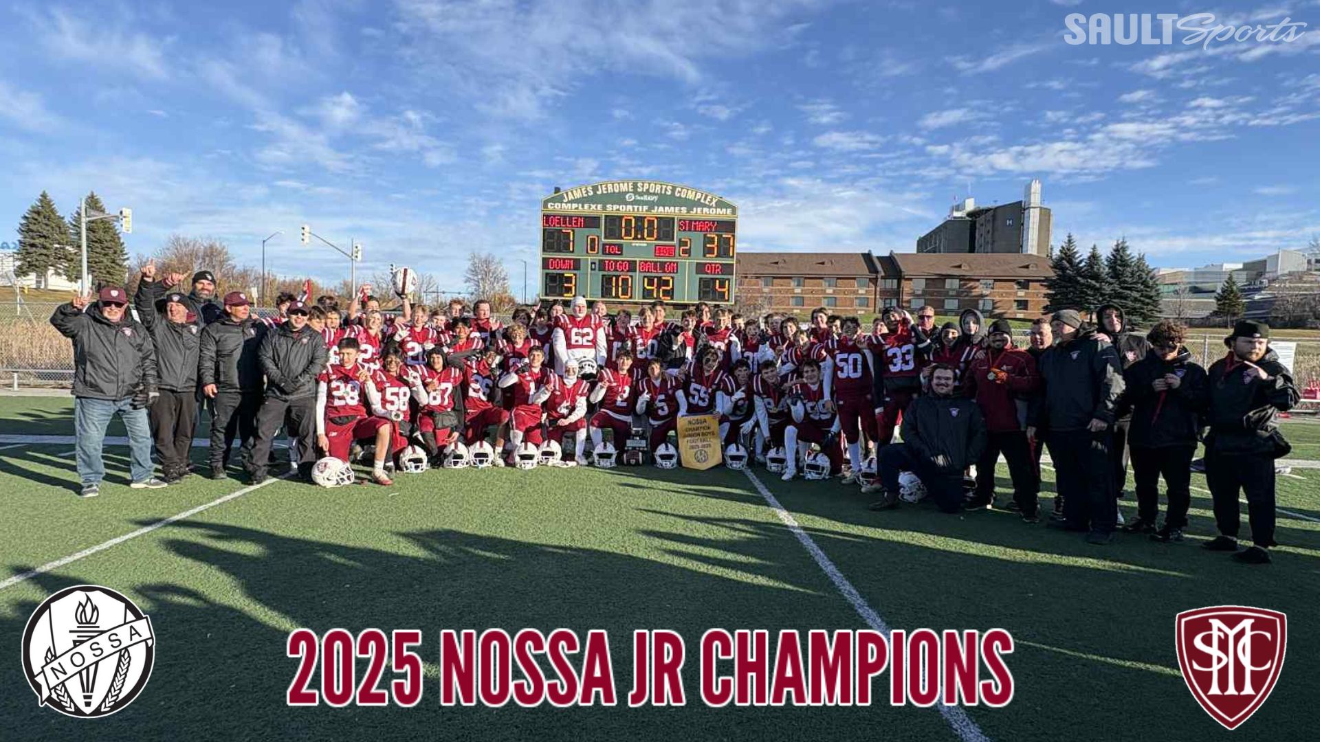 Knights Capture 2025 NOSSA Junior Football Championship with Dominant Victory Over Lo-Ellen