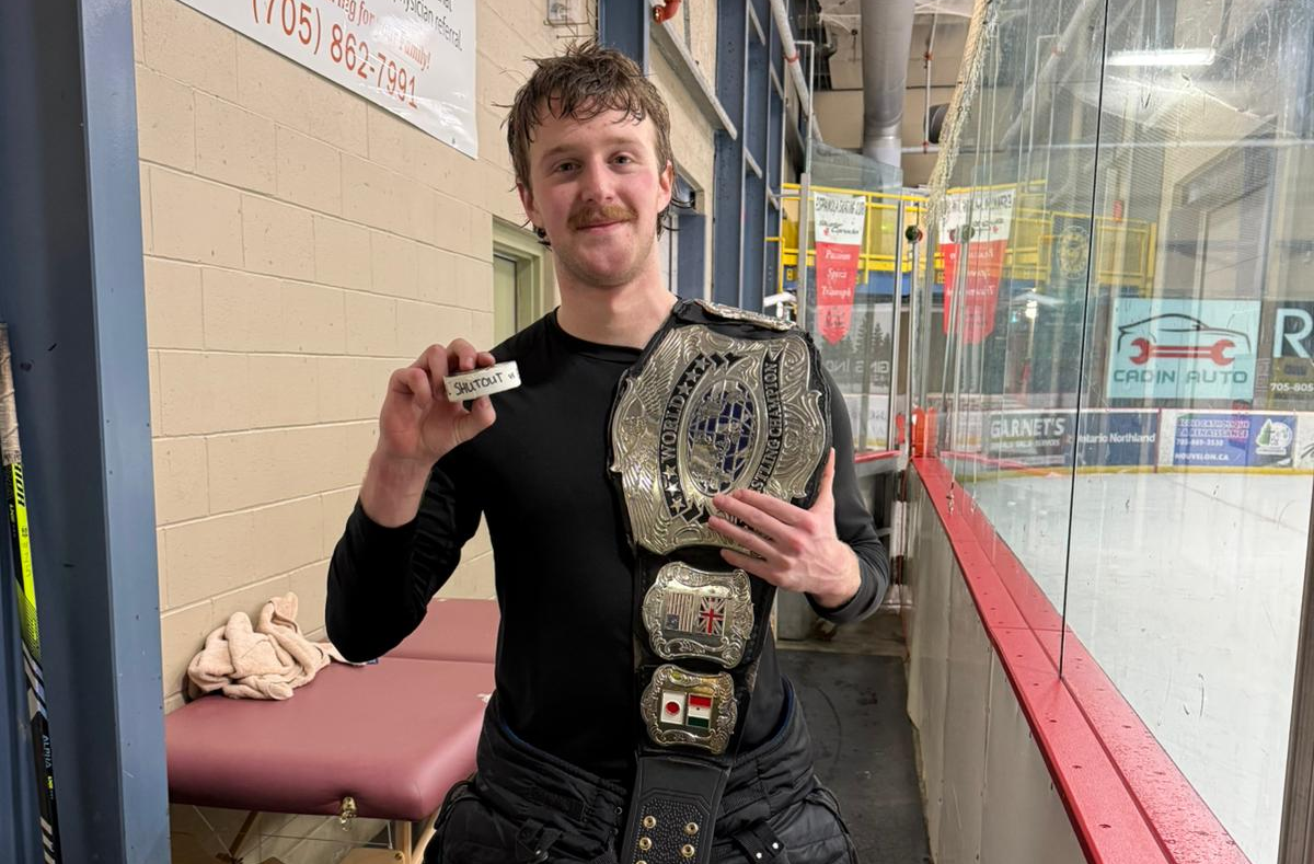 Boville Blanks Paper Kings for First NOJHL Shutout as Thunderbirds Roll to Road Win