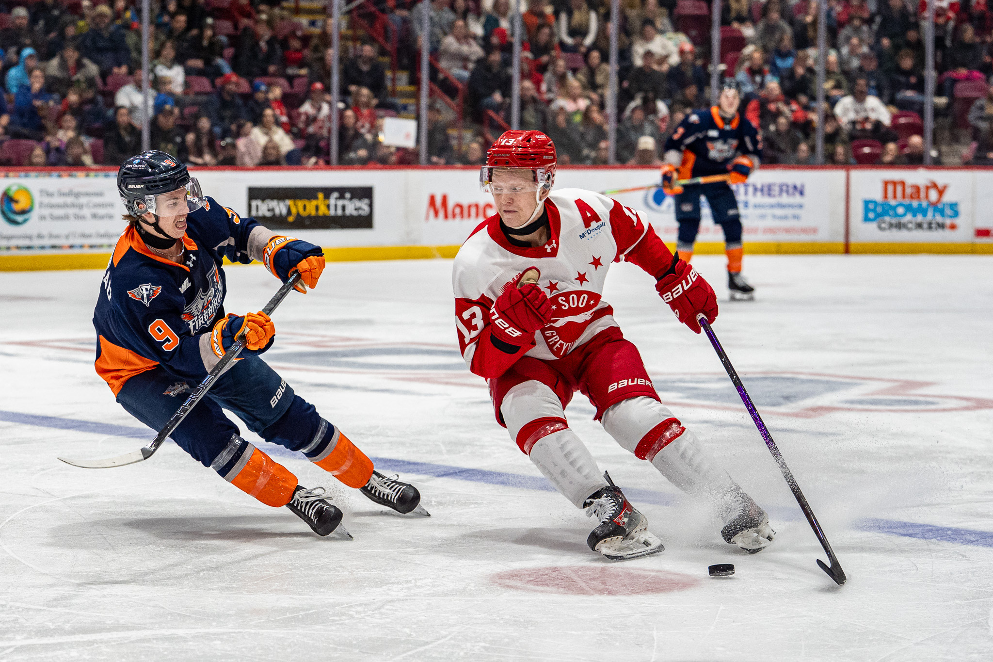 Firebirds Strike Early, Hold Off Greyhounds for New Years Eve Afternoon Win at Memorial Gardens