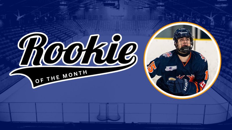 Thunderbird Gavin Killoran Named NOJHL Rookie of the Month for November 2025