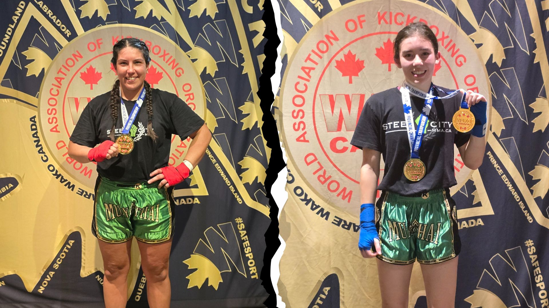 Miller and Perrault Capture Provincial Gold at 2025 Kickboxing Championships