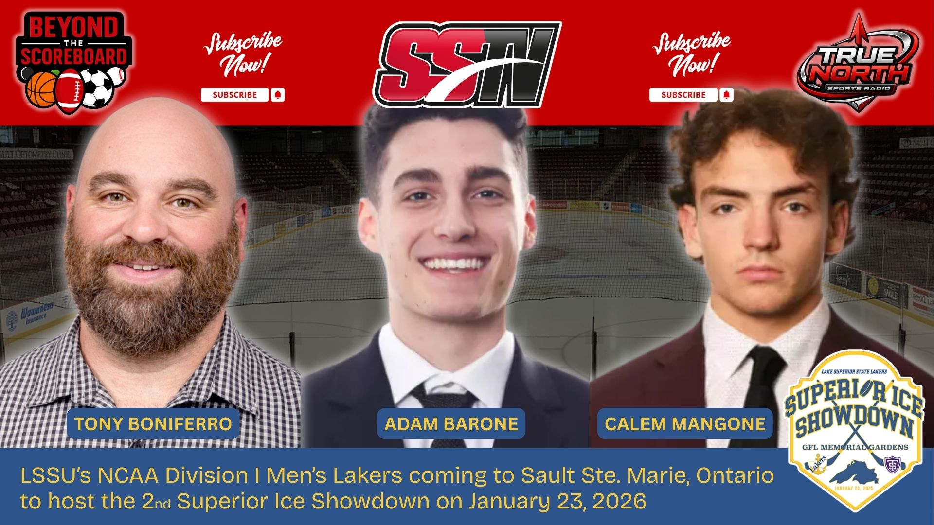 ‘Beyond the Scoreboard’ Sits Down with LSSU Lakers Barone and Mangone Ahead of the 2026 Superior Showdown
