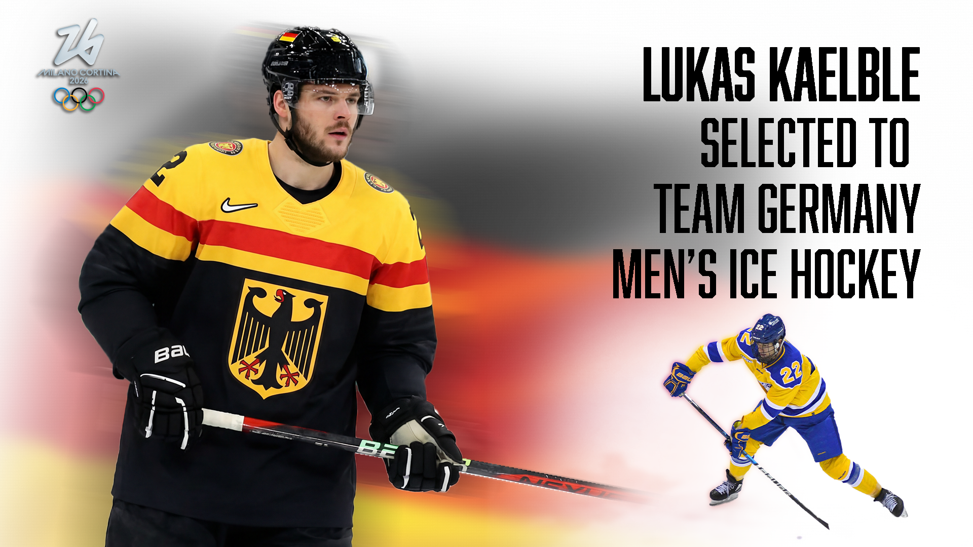 Former Lake Superior State Hockey Captain Lukas Kaelble Named To Germany’s Olympic Ice Hockey Team