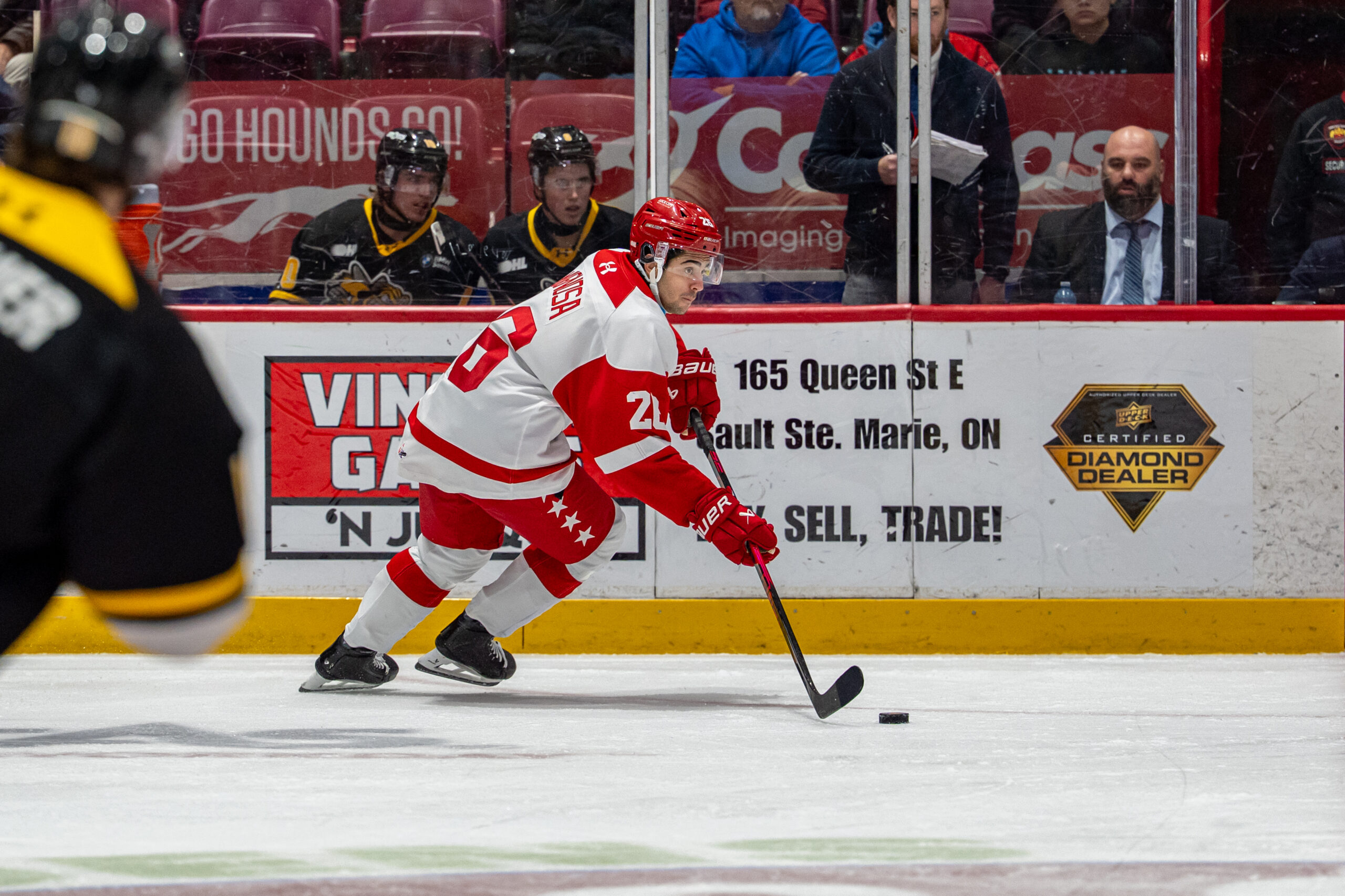 Greyhounds Earn Point in Family Day Shootout Loss to Sting in Sarnia