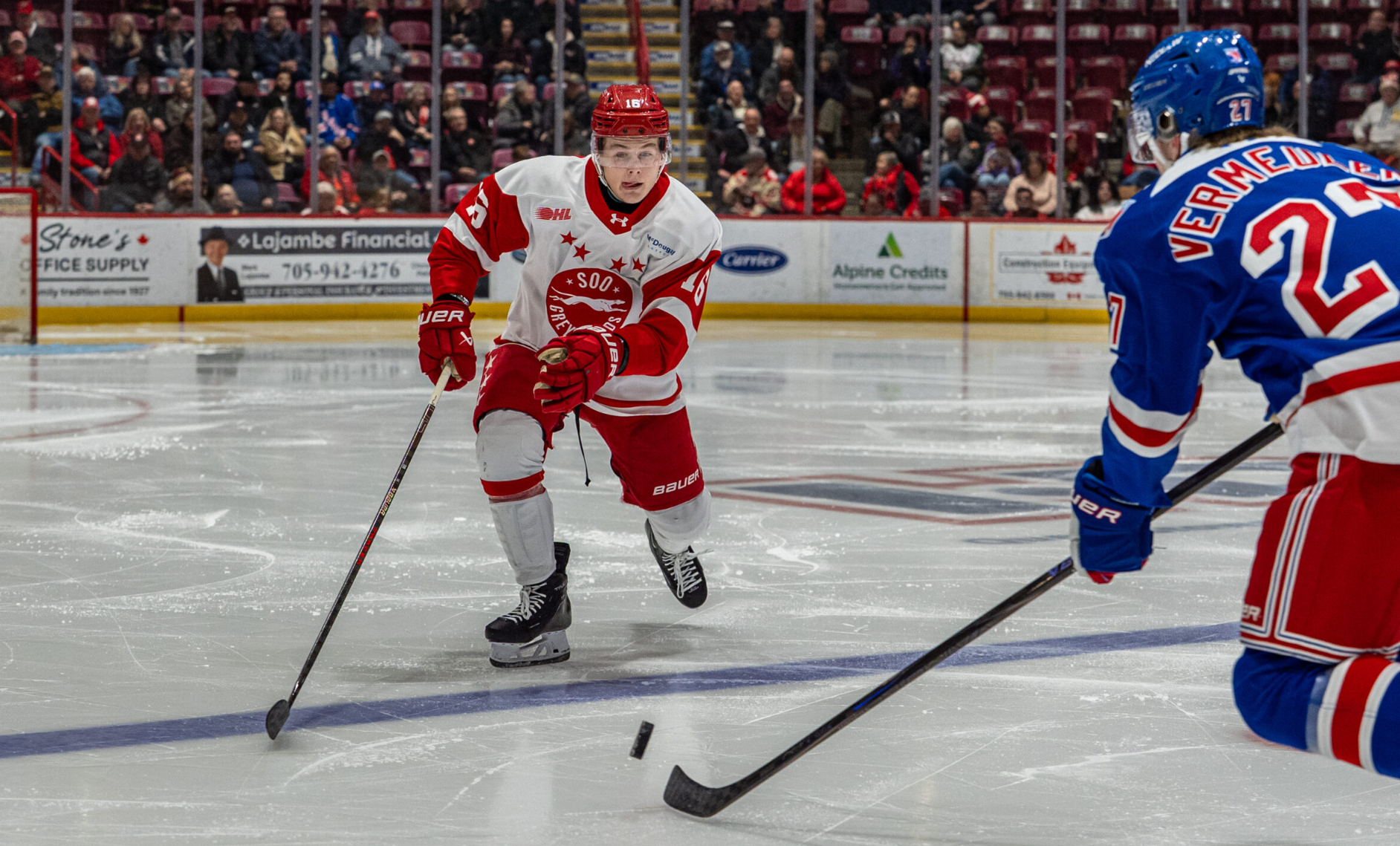 Greyhounds Held Off Scoresheet in Loss to Rangers in Kitchener