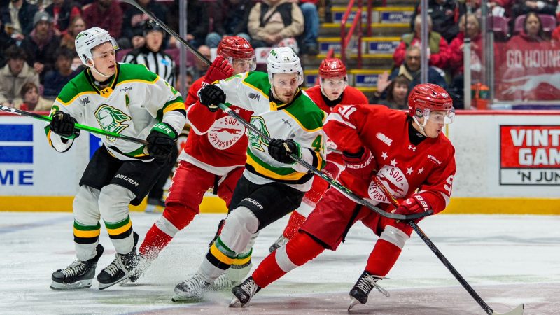 Greyhounds Take Commanding 3-0 Series Lead with Double-Overtime Thriller Over Knights