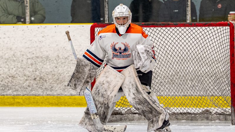 THUNDERBIRDS EDGE ROCK IN OVERTIME THRILLER, TAKE 1-0 SERIES LEAD IN QUARTER-FINALS