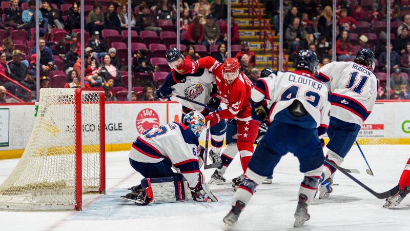 GREYHOUNDS RESPOND IN STYLE, CRUISE PAST SPIRIT ON HOME ICE