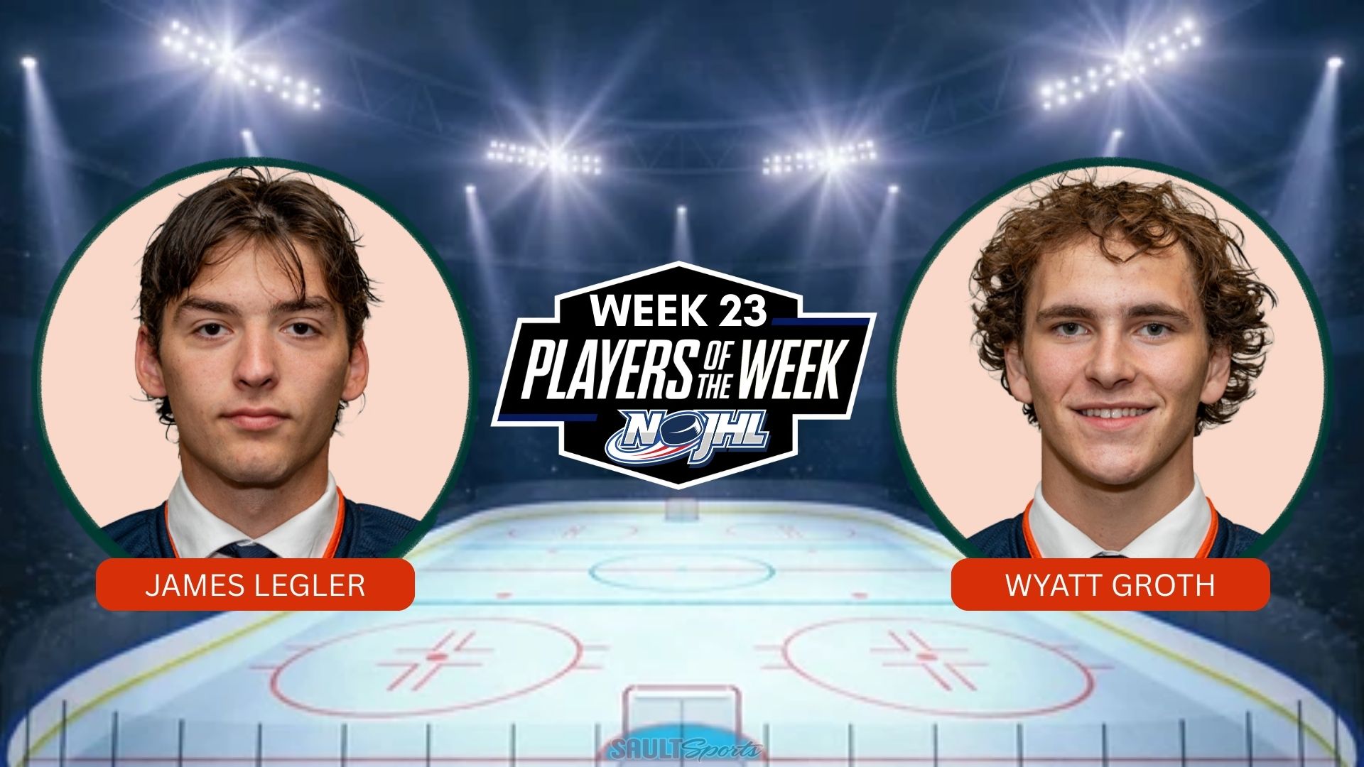 Thunderbirds Legler and Groth Among Week 23 NOJHL Three Stars of the Week