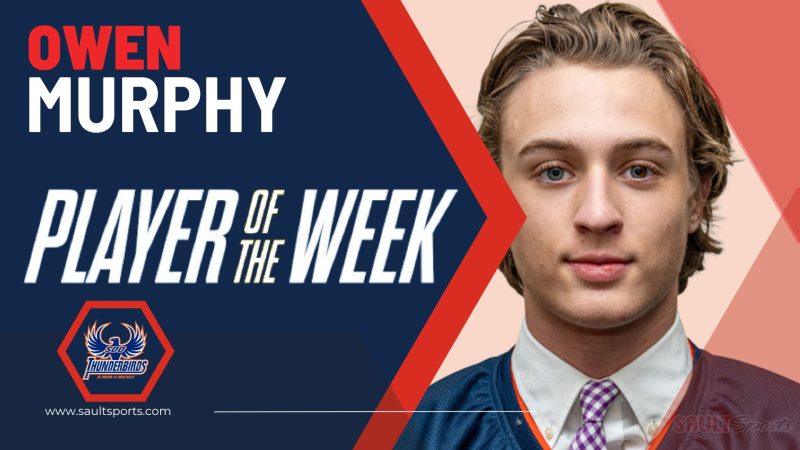 Thunderbird Owen Murphy Among NOJHL Players of the Week for Week 25