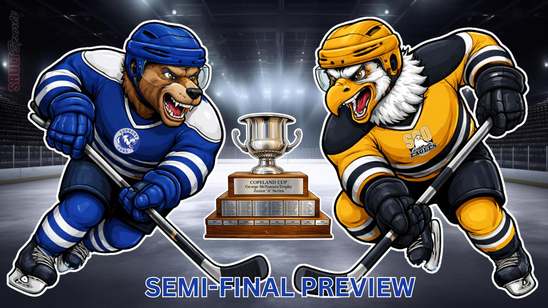 Eagles and Cubs Set for 2026 NOJHL Semi-Final Showdown in Lively Starting April 2 
