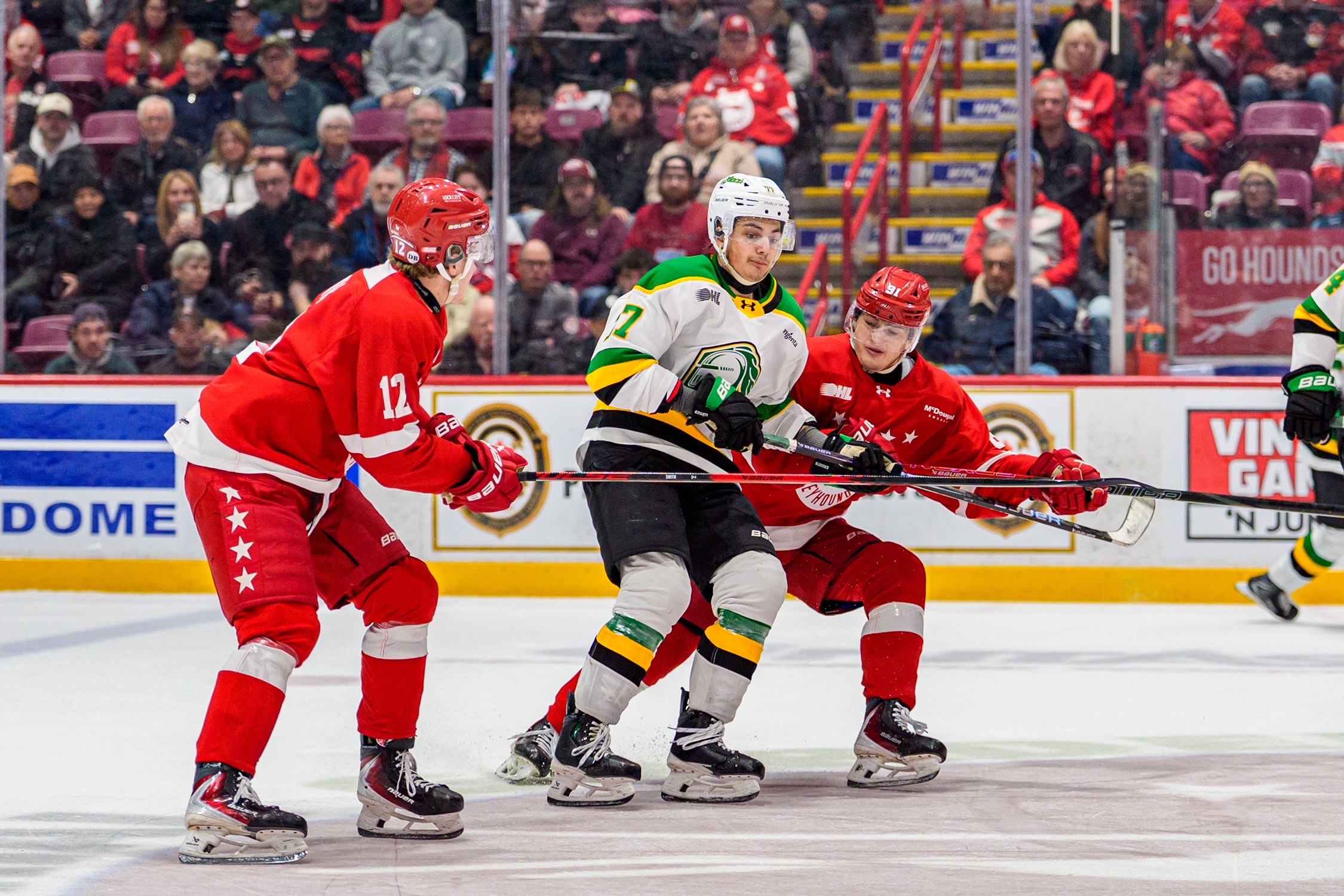 Greyhounds Headed to London for Game Five After Dropping Game Four to the Knights in Sault Ste Marie