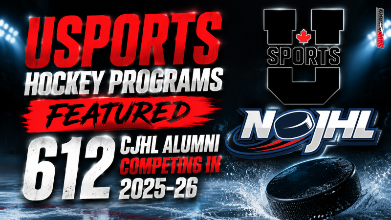 USPORTS Hockey Programs Featured 612 CJHL Alumni Competing in 2025-26