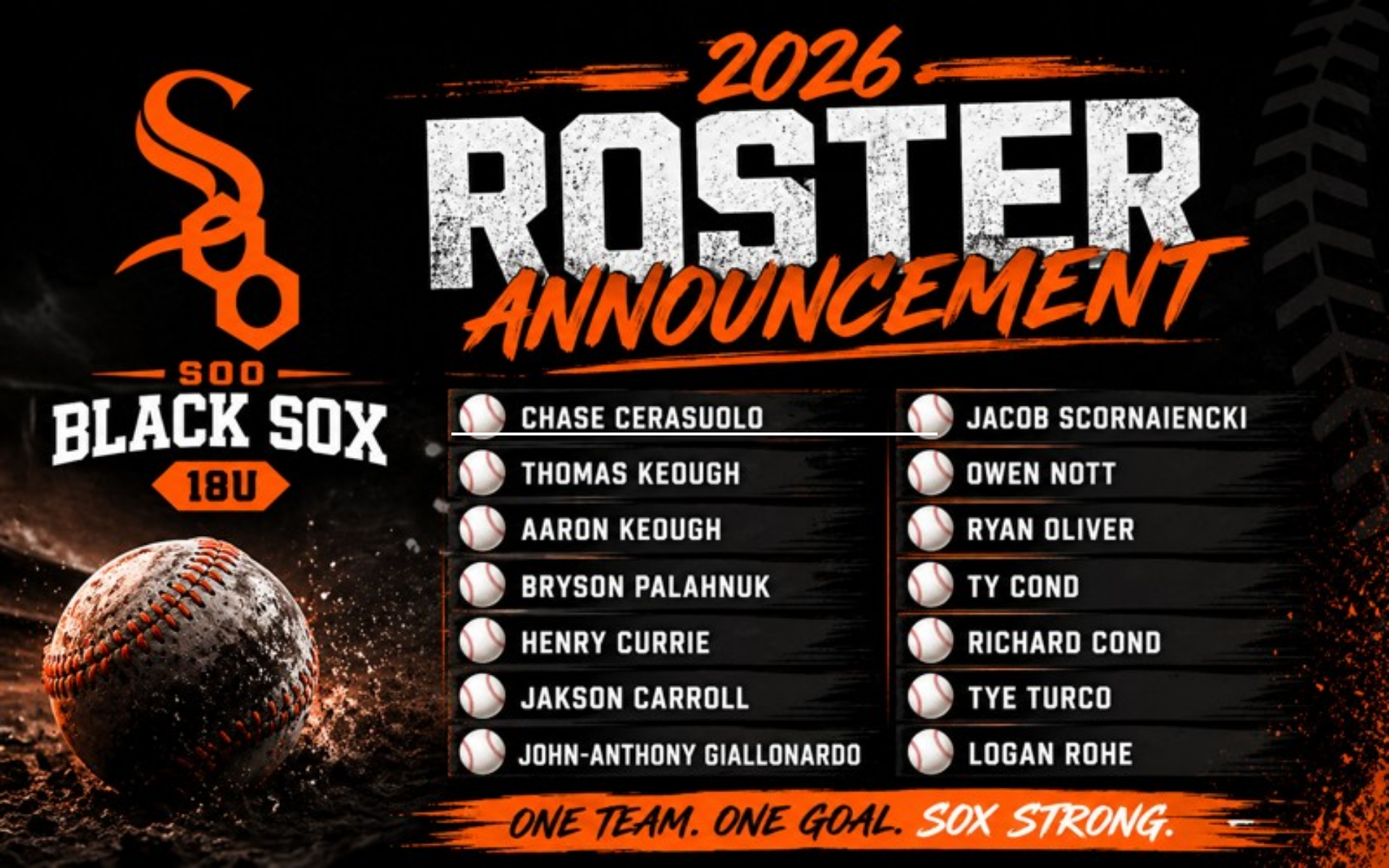 Depth, Experience, and Relentless Hustle: Soo 18U Black Sox Ready to Build in 2026