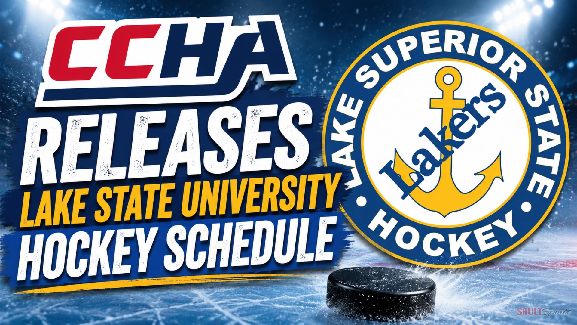 CCHA Releases Lake State Lakers Hockey Schedule for the 2026/2027 Season