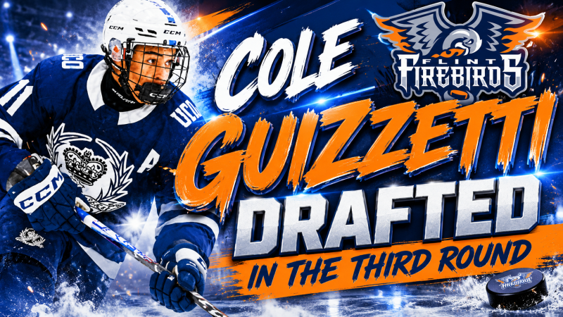 Firebirds Select Sault Ste. Marie’s Cole Guizzetti 52nd Overall in 2026 OHL Priority Selection Draft