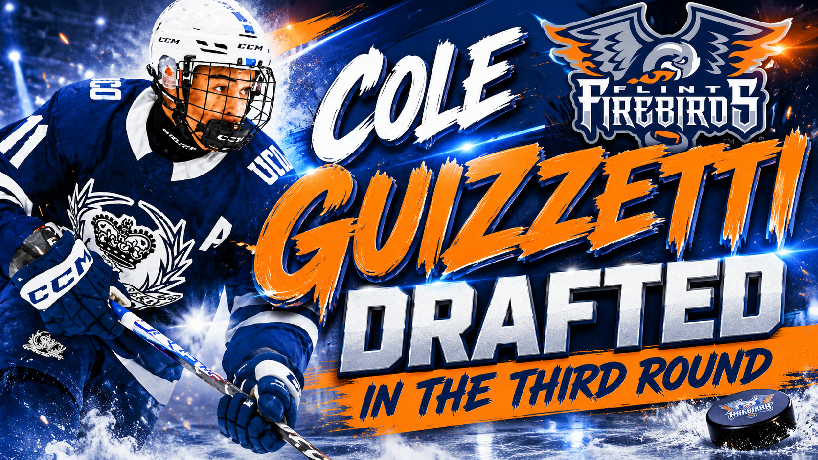 Firebirds Select Sault Ste. Marie’s Cole Guizzetti 52nd Overall in 2026 OHL Priority Selection Draft