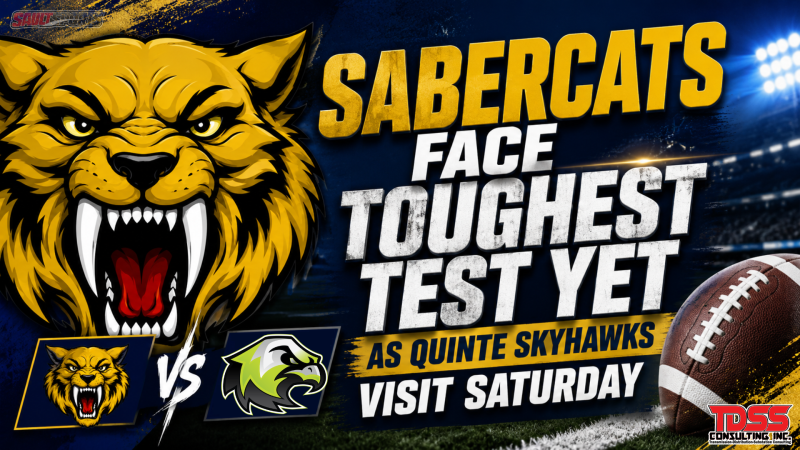 Sabercats U16 Face Toughest Test Yet as Quinte Skyhawks Visit Saturday, June 13th