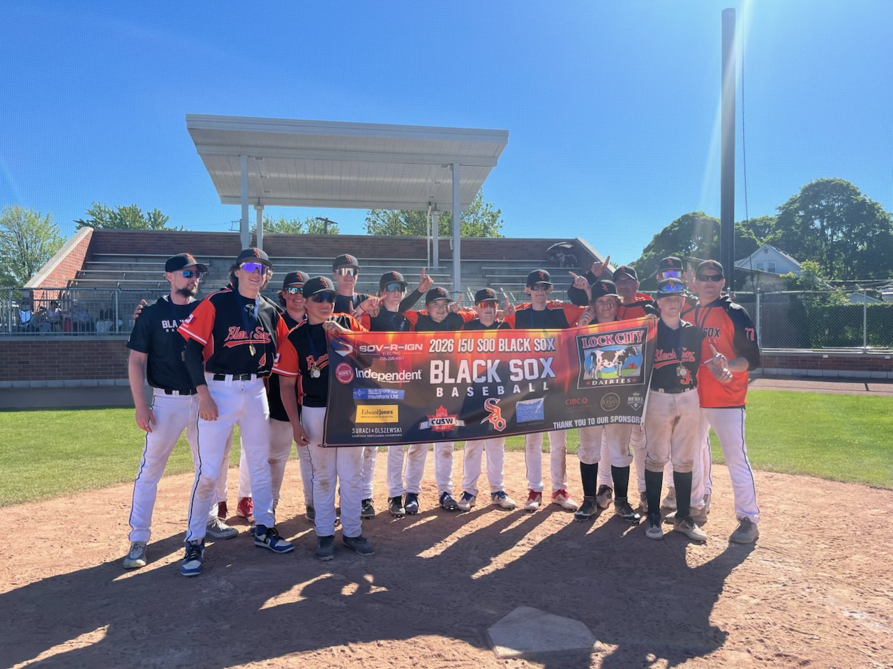 Soo 15U Dedicated Select Black Sox Conquer Sarnia Brigade Tournament