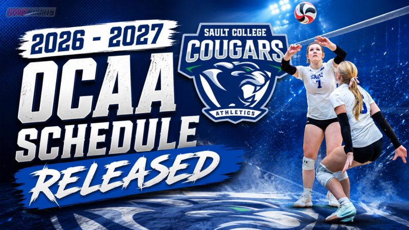 Sault College Cougars Volleyball 2026-2027 OCAA Schedule Released