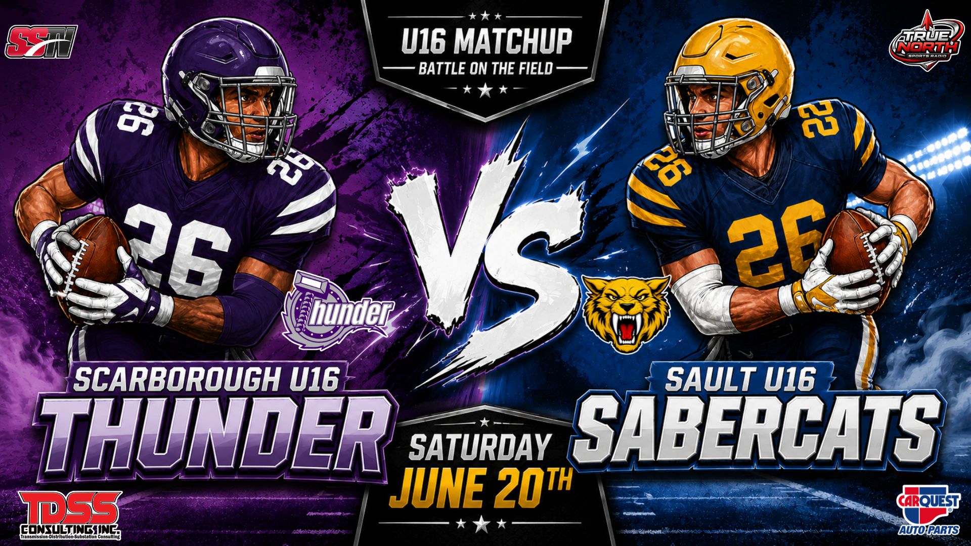 U16 Sabercats Look to Build on Momentum as Thunder Visit Sault Ste. Marie