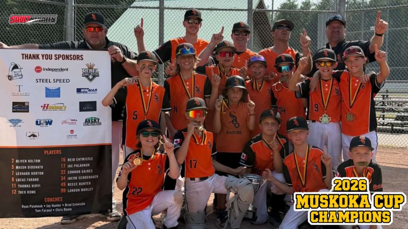 The Soo 11U Black Sox Stung the Sting to Capture the 2026 Muskoka Cup