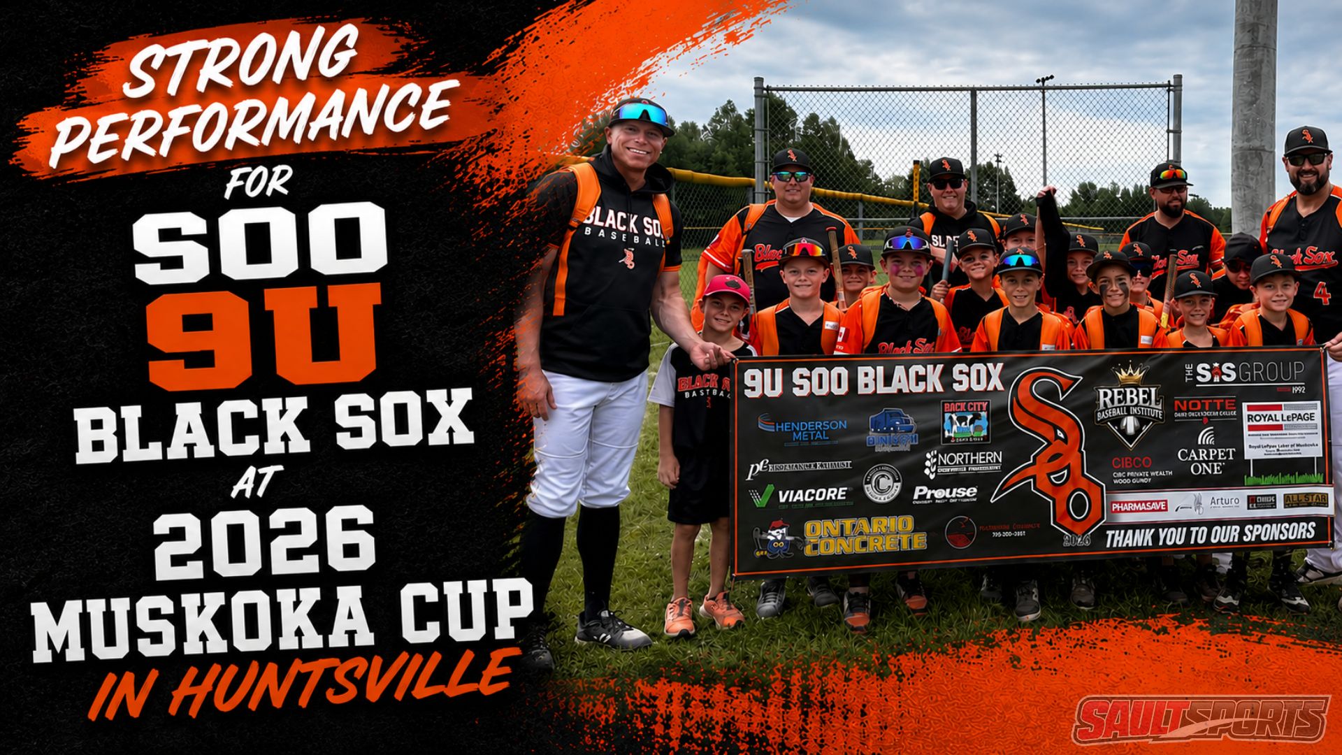Strong Performance for Soo 9U Black Sox at 2026 Muskoka Cup in Huntsville