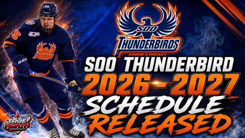 NOJHL Releases Soo Thunderbirds 2026/2027 Regular Season Schedule