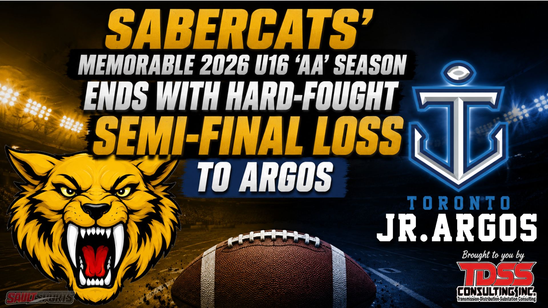 Sabercats’ Memorable 2026 U16 ‘AA’ Season Ends with Hard-Fought Semi-Final Loss to Argos