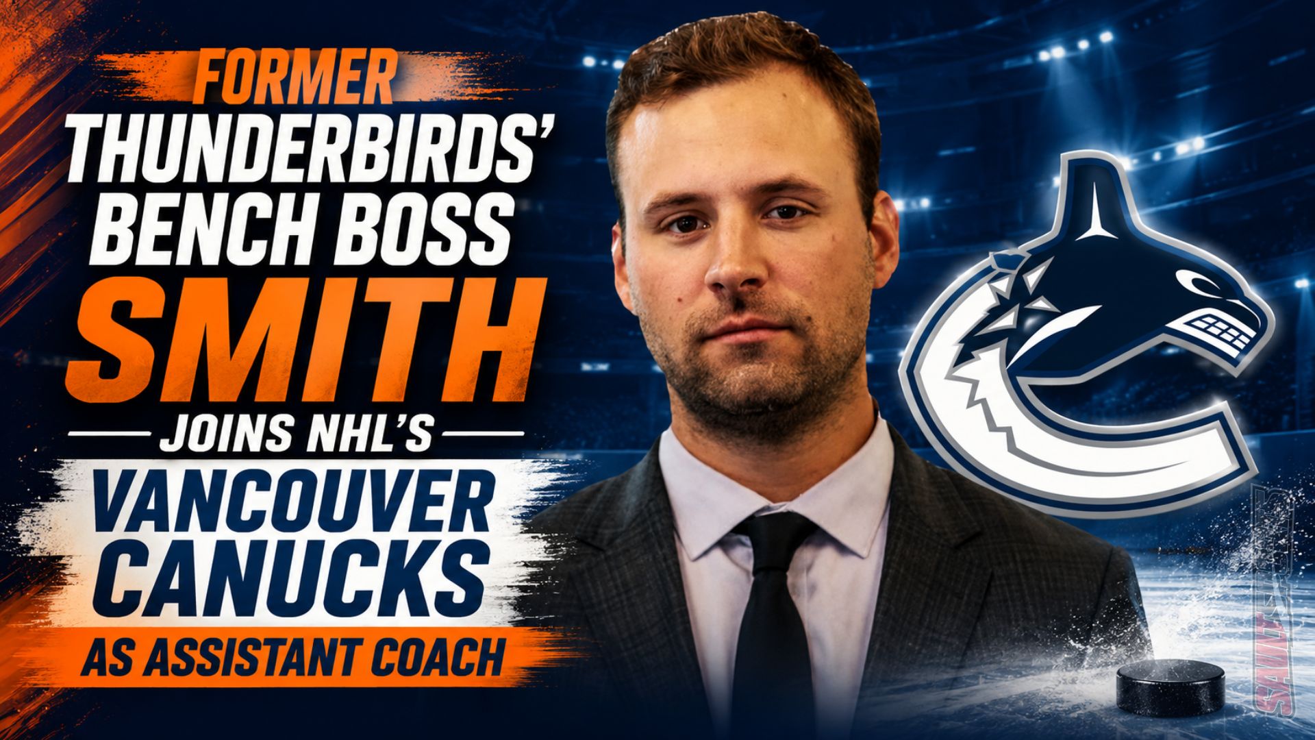 Former Soo Thunderbird Bench Boss Jordan Smith to Join the NHL Vancouver Canucks Coaching Staff