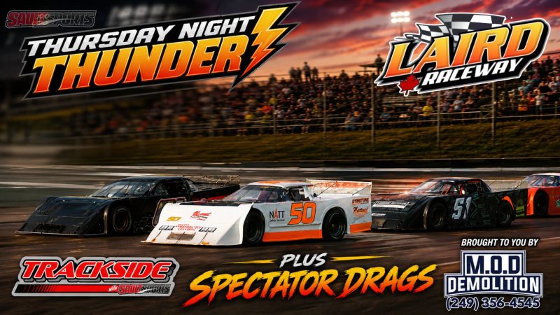 Thursday Night Thunder Returns to Laird Raceway July 30 as Championship Battles Heat Up