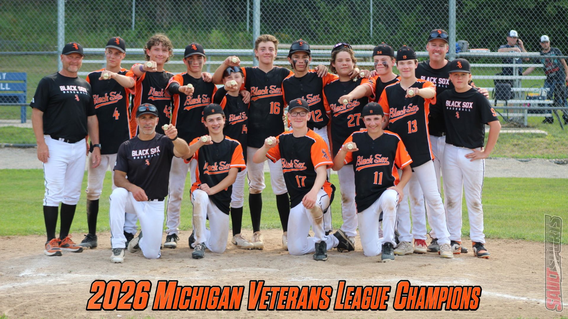 Soo 15U Black Sox Crowned 2026 Michigan Veterans League Champions in Norway