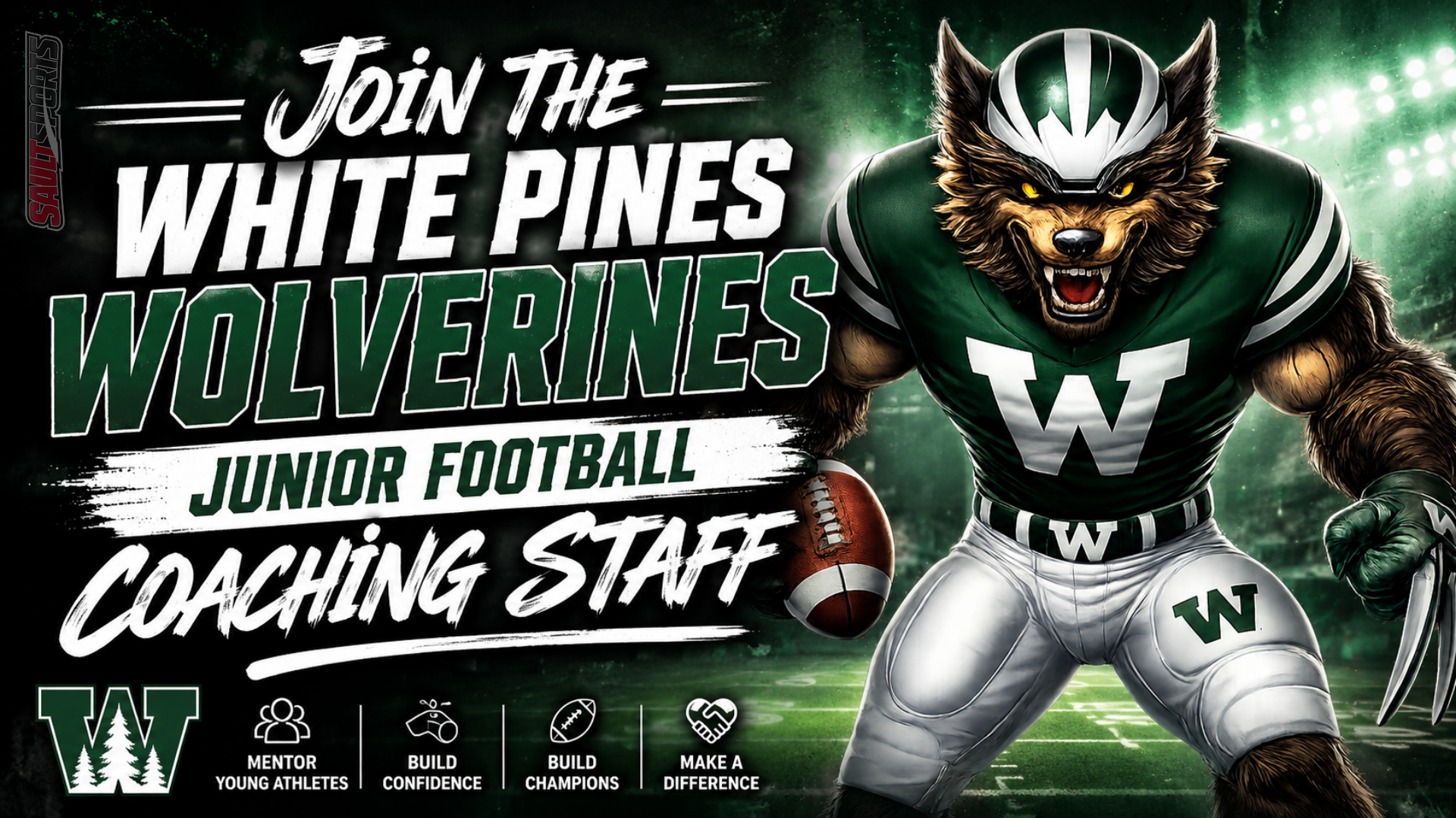 White Pines Wolverines Looking to Add Coaches Ahead of the 2026 Junior Football Season