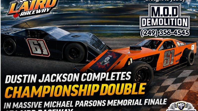 Jackson Completes Championship Double in Massive 2026 Michael Parsons Memorial Finale at Laird