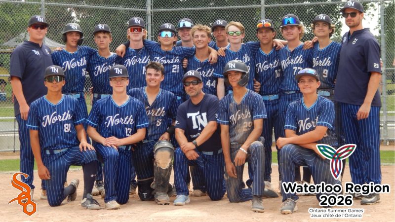Team North 16U Boys Baseball Battle Hard at the 2026 Ontario Summer Games