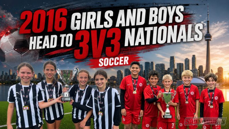 Sault Ste Marie 2016 Boy and Girls Soccer Players Headed to 3V3 Soccer Nationals
