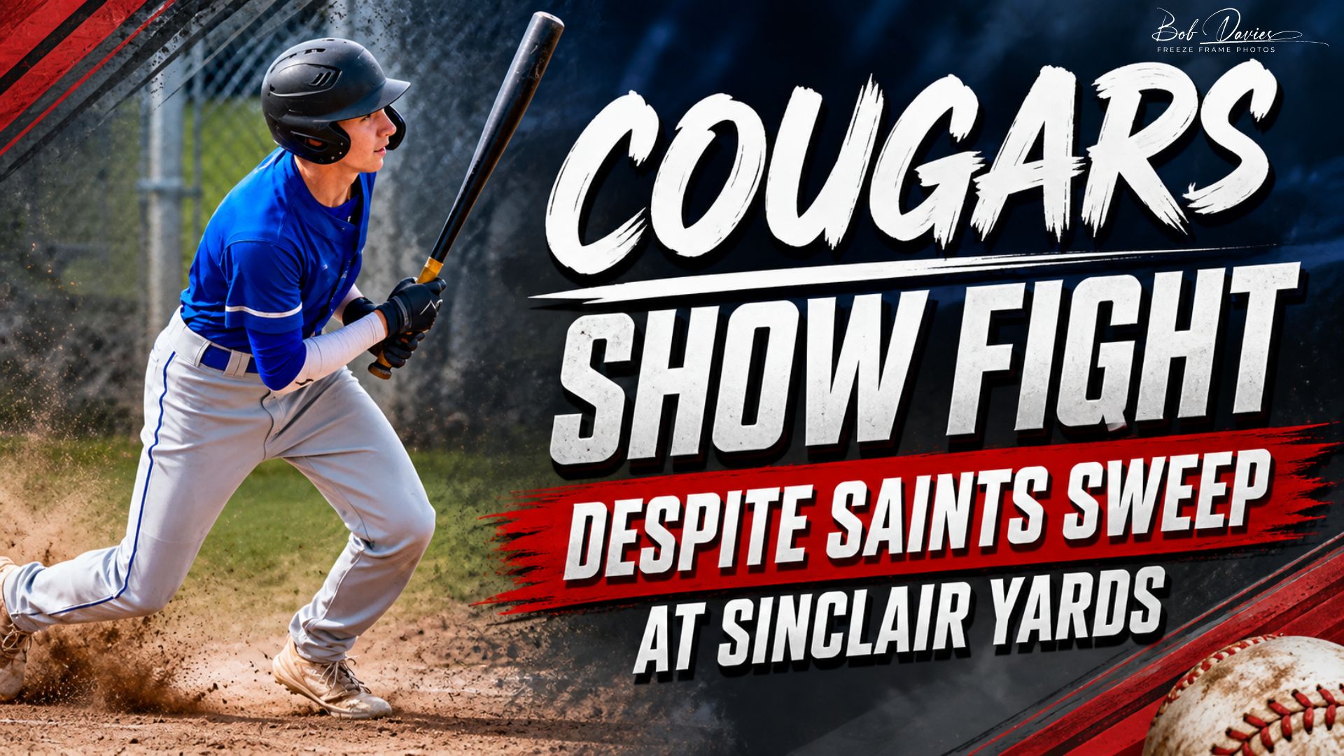 Cougars Show Fight Despite Saints Sweep at Sinclair Yards in OCAA Action