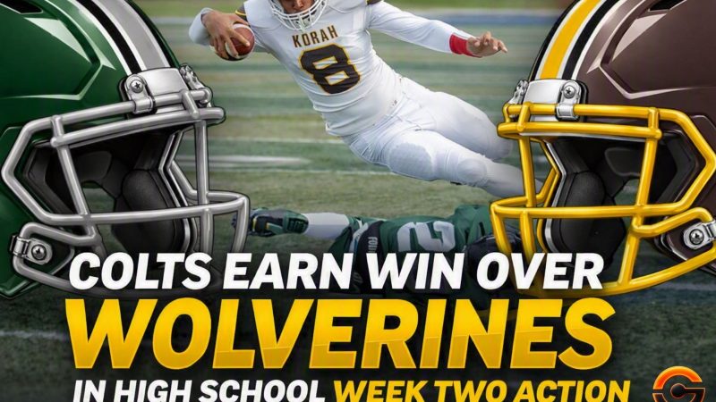 Colts Earn Win Over Wolverines in Junior High School Week Two Action