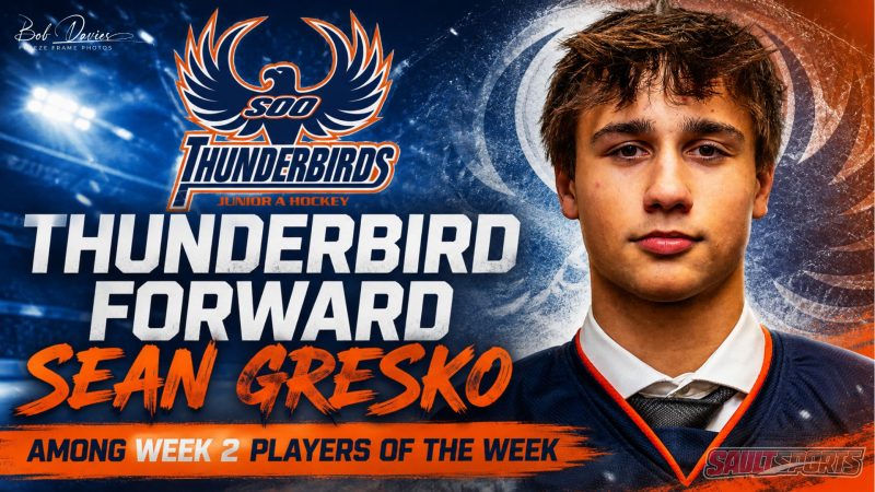 Thunderbird Forward Sean Gresko Among Week Two NOJHL Players of the Week
