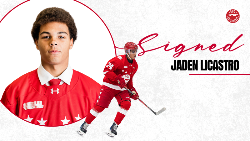 Soo Greyhounds Sign 2026 First-Round Pick Jaden Licastro