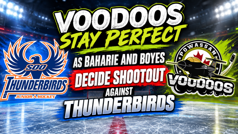 Voodoos Stay Perfect as Baharie and Boyes Decide Shootout Against Thunderbirds